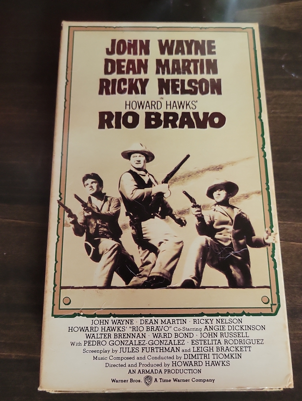 Rio Bravo Classic VHS Film— Sepia Tone